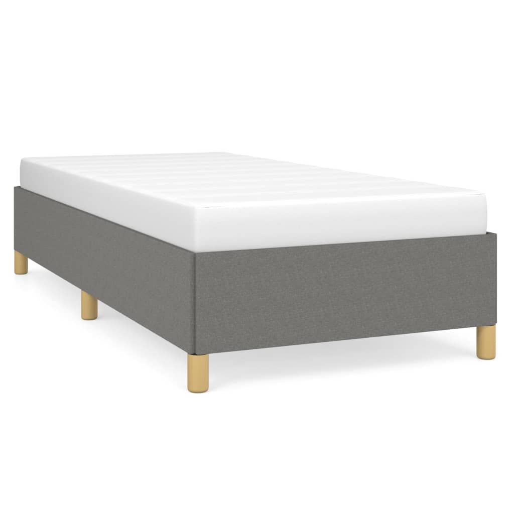 Bedframe stof donkergrijs 100x200 cm - Griffin Retail