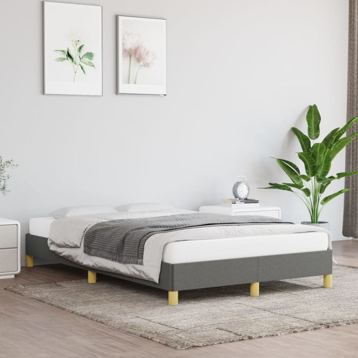 Bedframe stof donkergrijs 120x200 cm - Griffin Retail