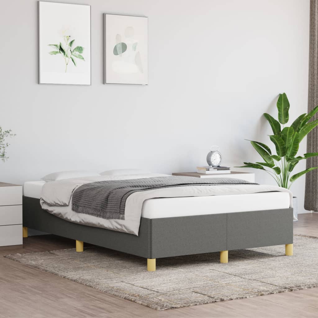 Bedframe stof donkergrijs 120x200 cm - Griffin Retail