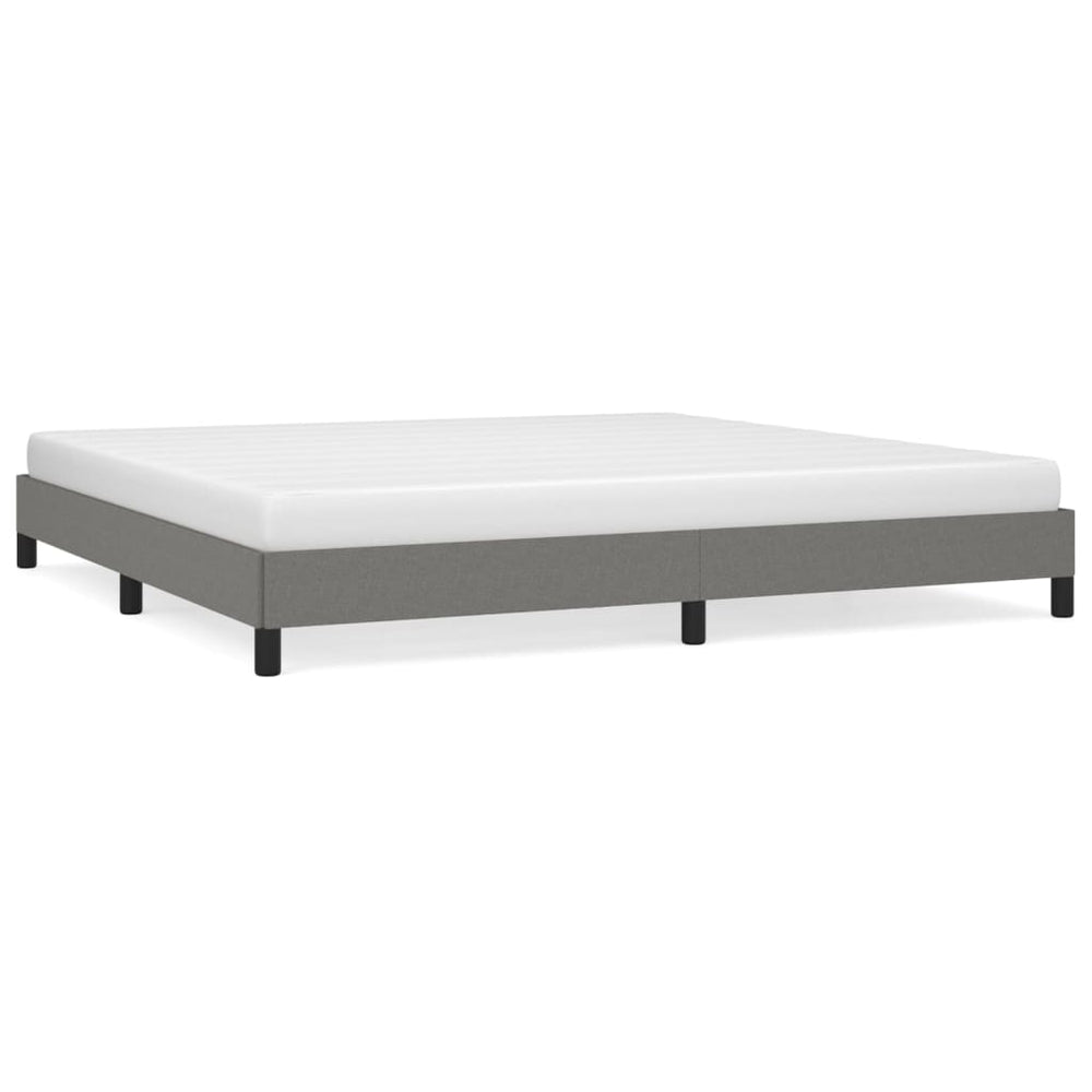 Bedframe stof donkergrijs 200x200 cm - Griffin Retail