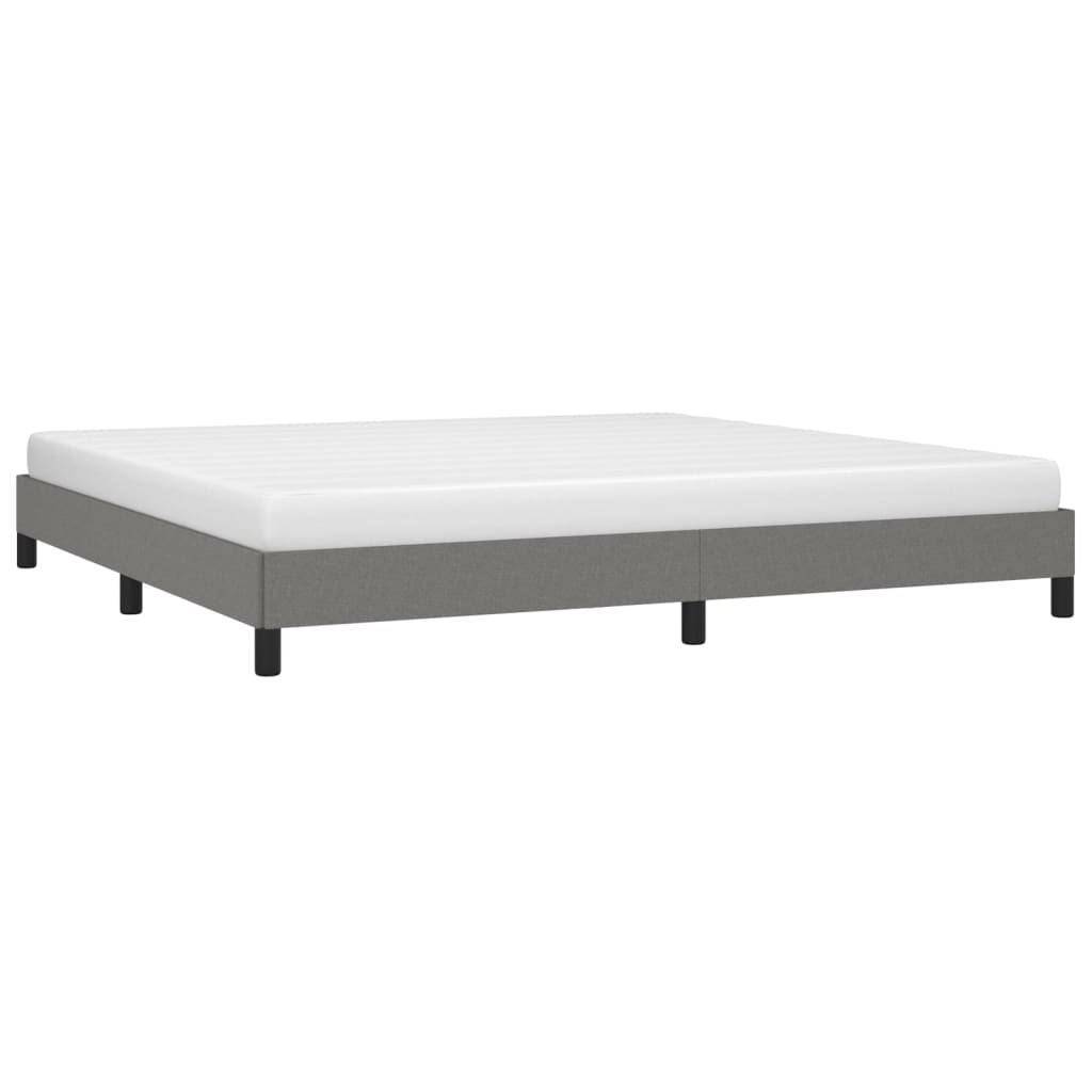 Bedframe stof donkergrijs 200x200 cm - Griffin Retail