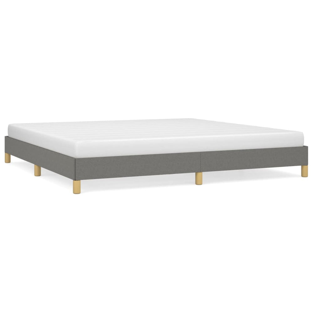 Bedframe stof donkergrijs 200x200 cm - Griffin Retail