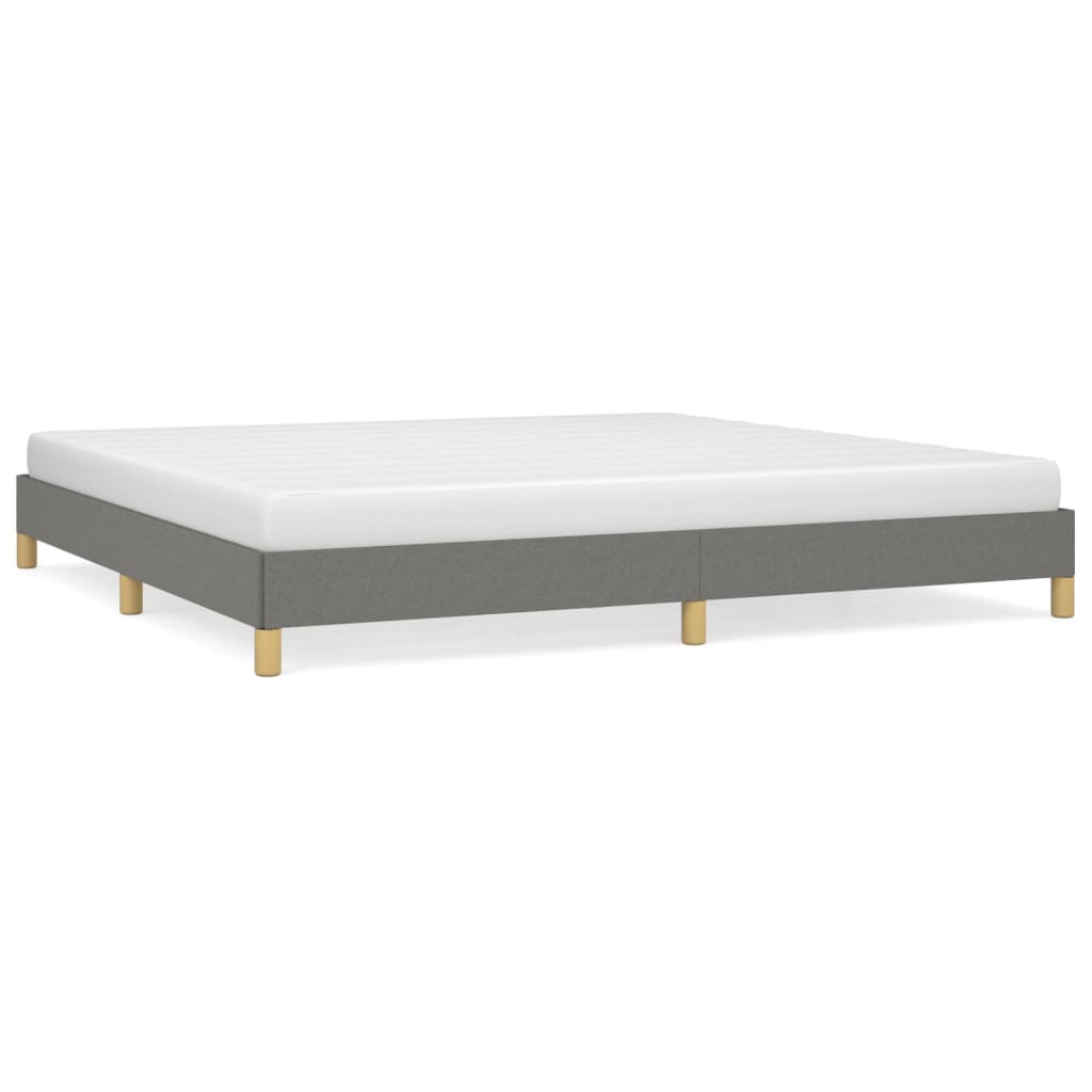 Bedframe stof donkergrijs 200x200 cm - Griffin Retail