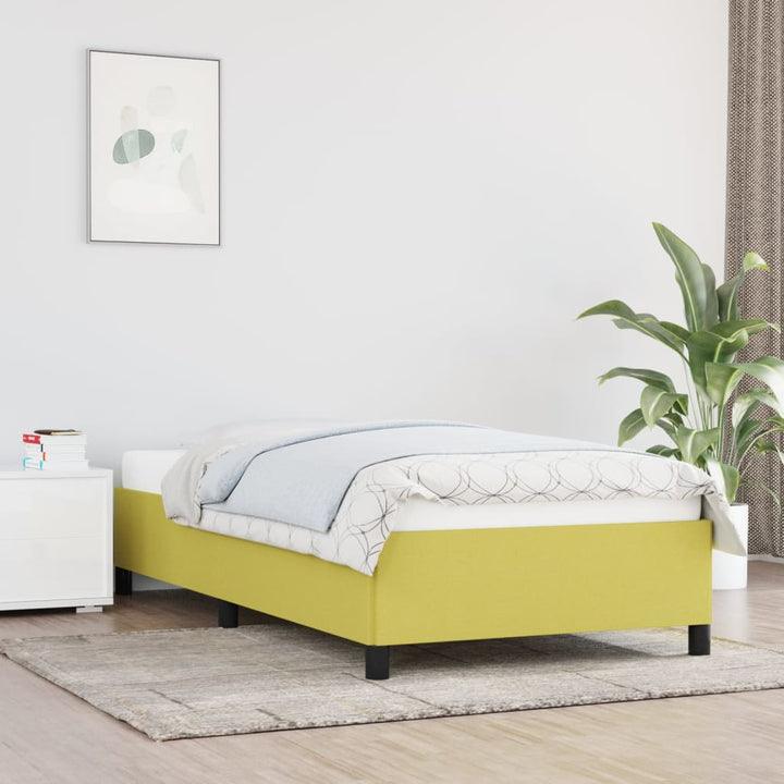 Bedframe stof groen 80x200 cm - Griffin Retail