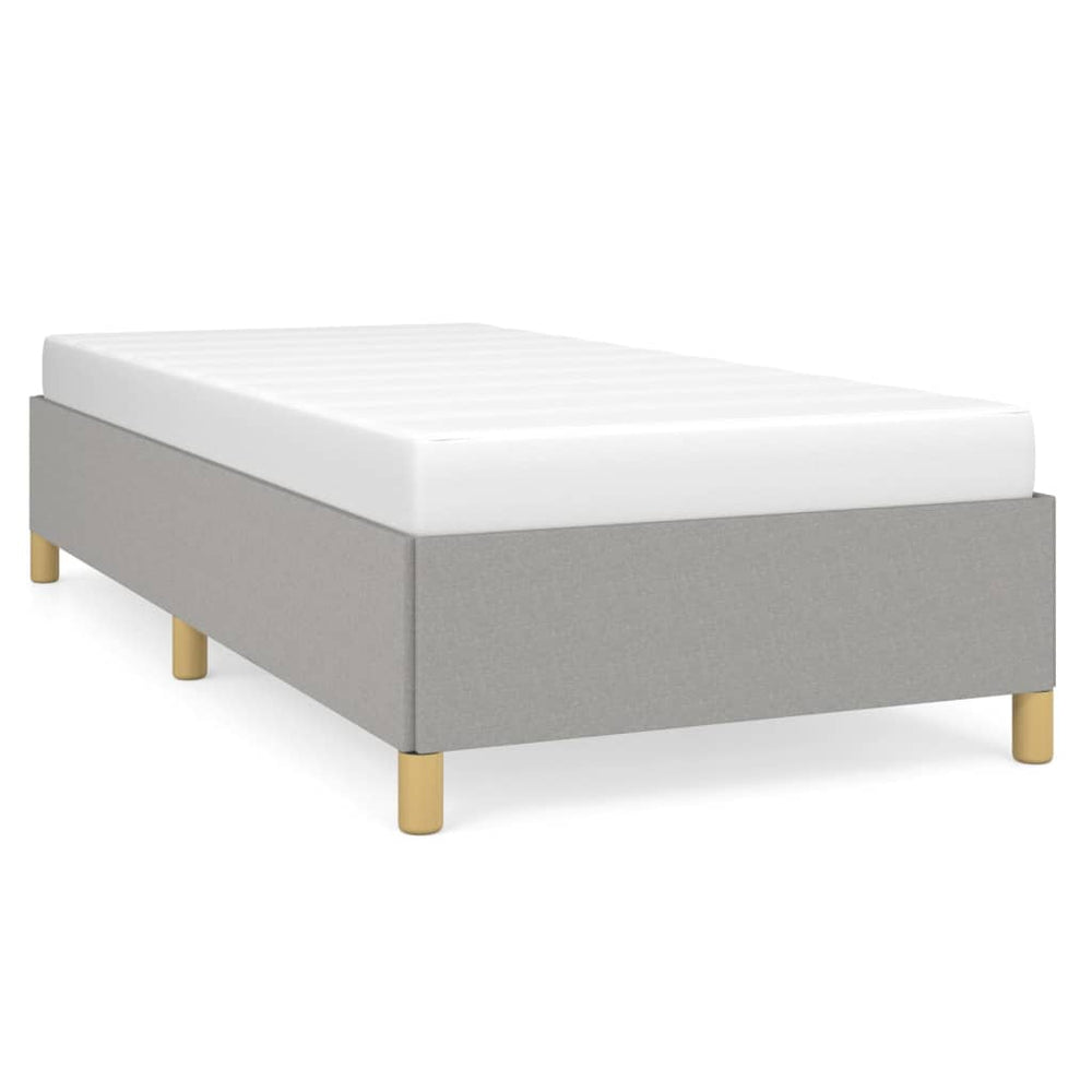 Bedframe stof lichtgrijs 100x200 cm - Griffin Retail