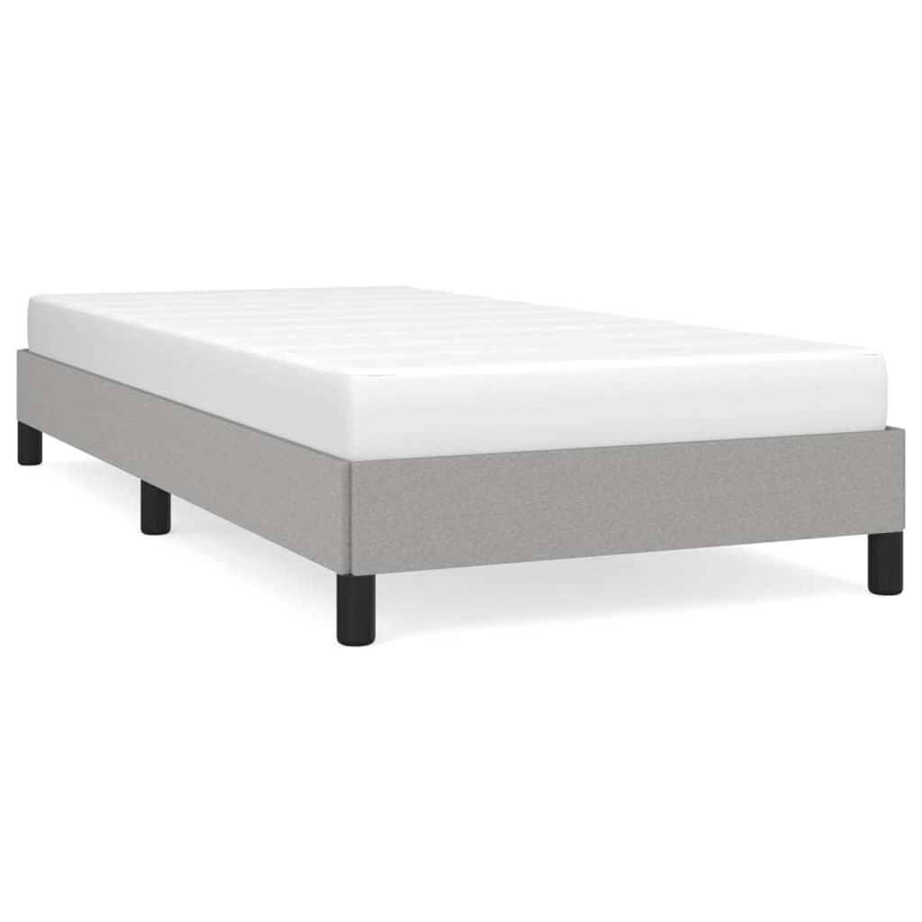 Bedframe stof lichtgrijs 100x200 cm - Griffin Retail