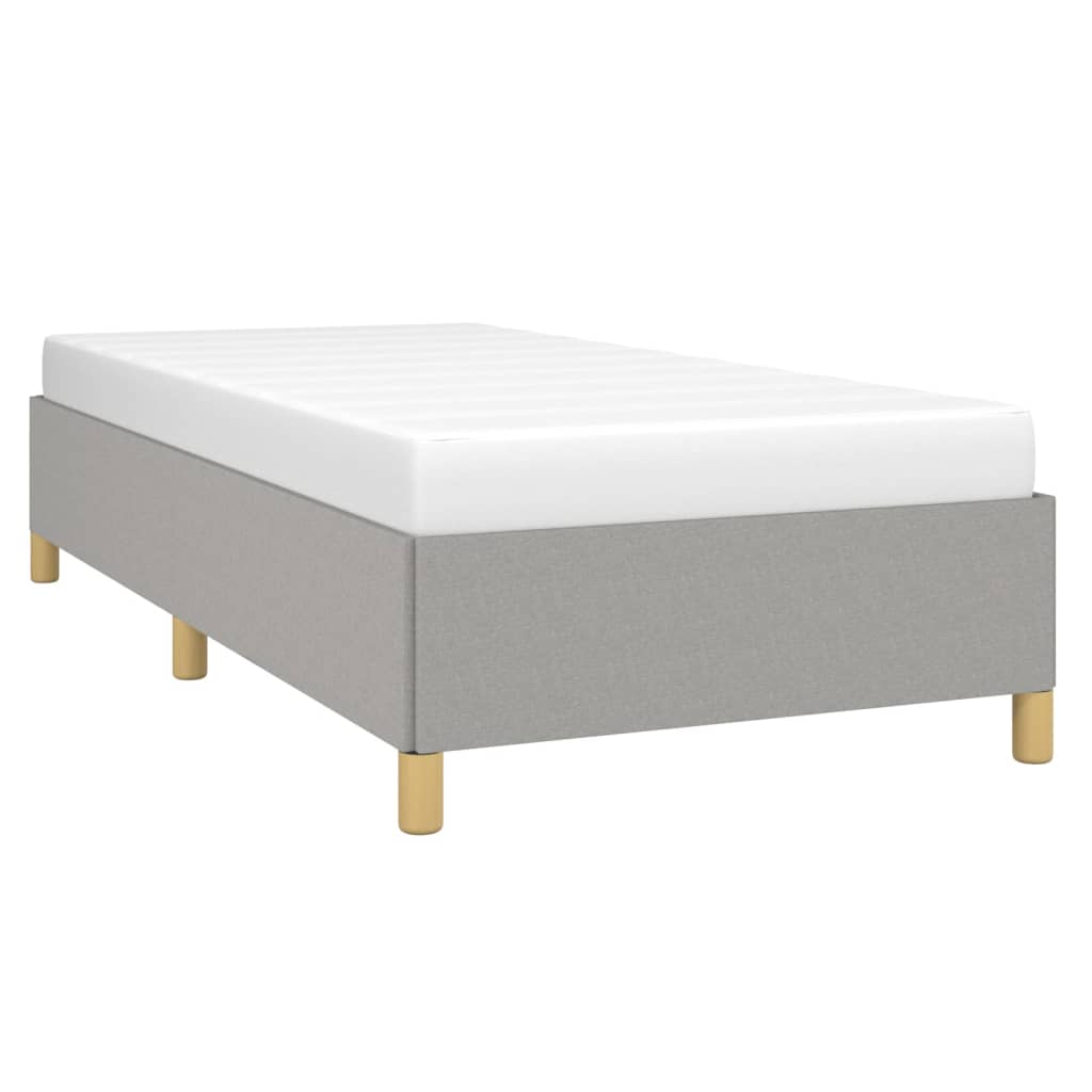 Bedframe stof lichtgrijs 100x200 cm - Griffin Retail