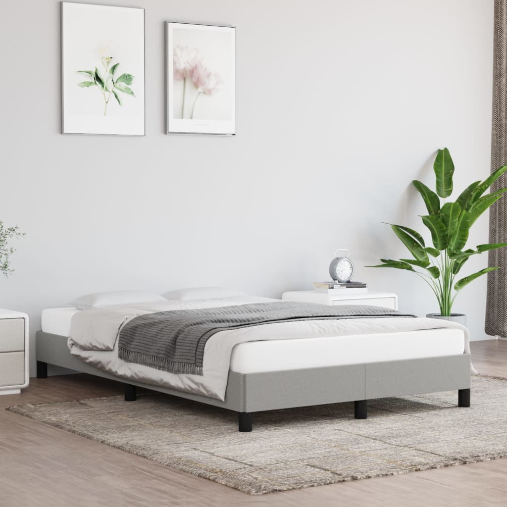 Bedframe stof lichtgrijs 120x200 cm - Griffin Retail