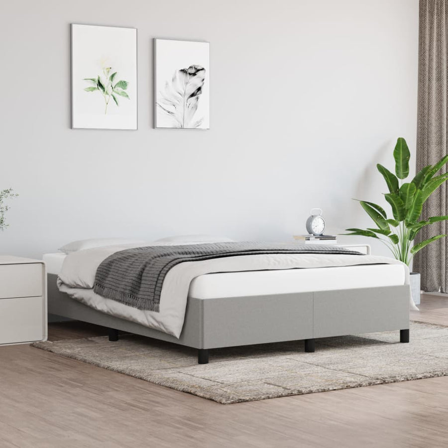 Bedframe stof lichtgrijs 140x190 cm - Griffin Retail