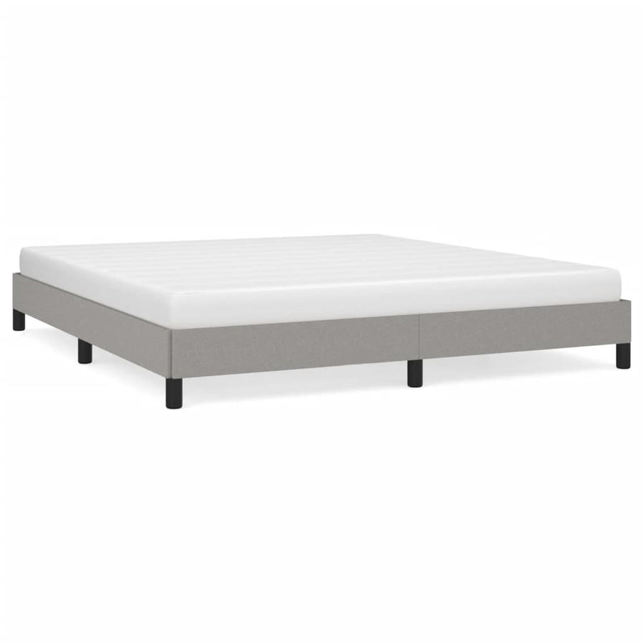 Bedframe stof lichtgrijs 160x200 cm - Griffin Retail