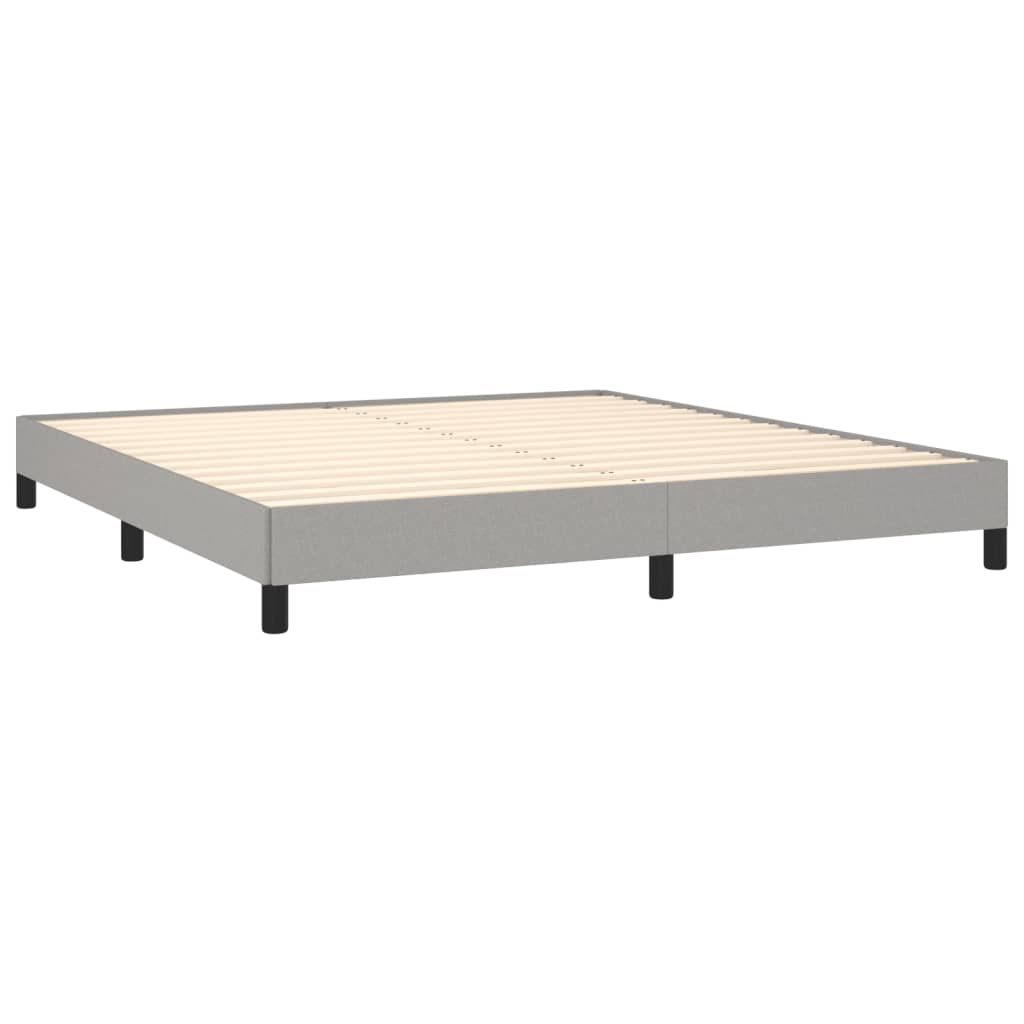 Bedframe stof lichtgrijs 160x200 cm - Griffin Retail