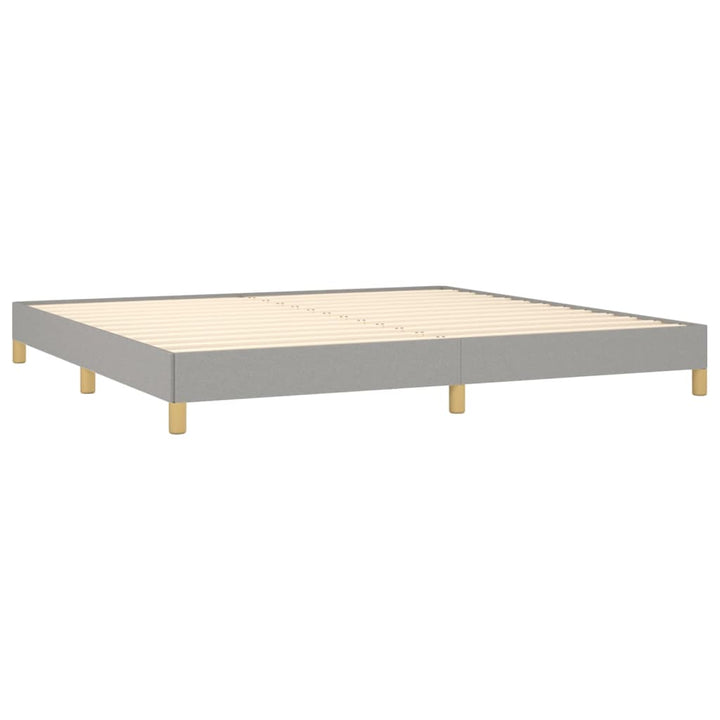 Bedframe stof lichtgrijs 200x200 cm - Griffin Retail