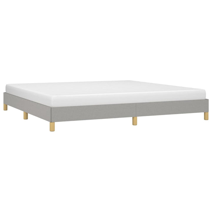 Bedframe stof lichtgrijs 200x200 cm - Griffin Retail