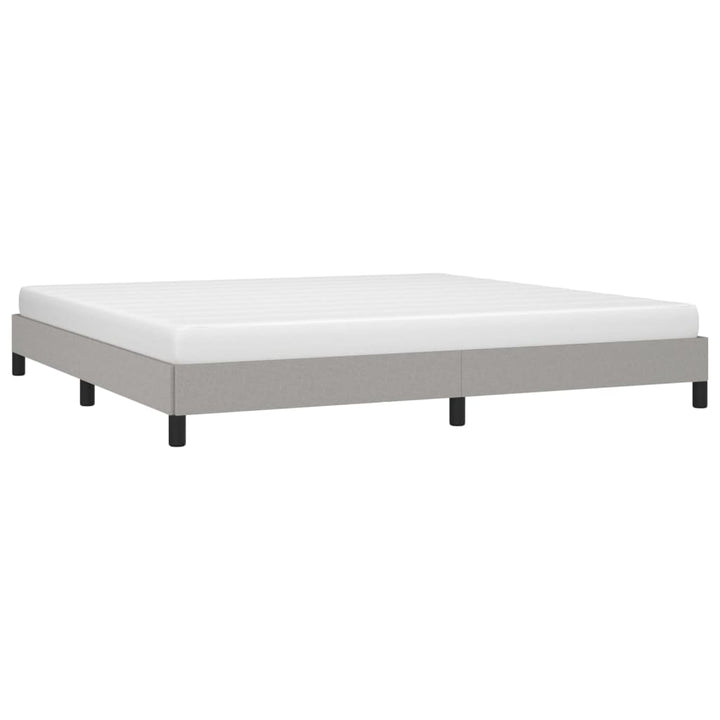 Bedframe stof lichtgrijs 200x200 cm - Griffin Retail