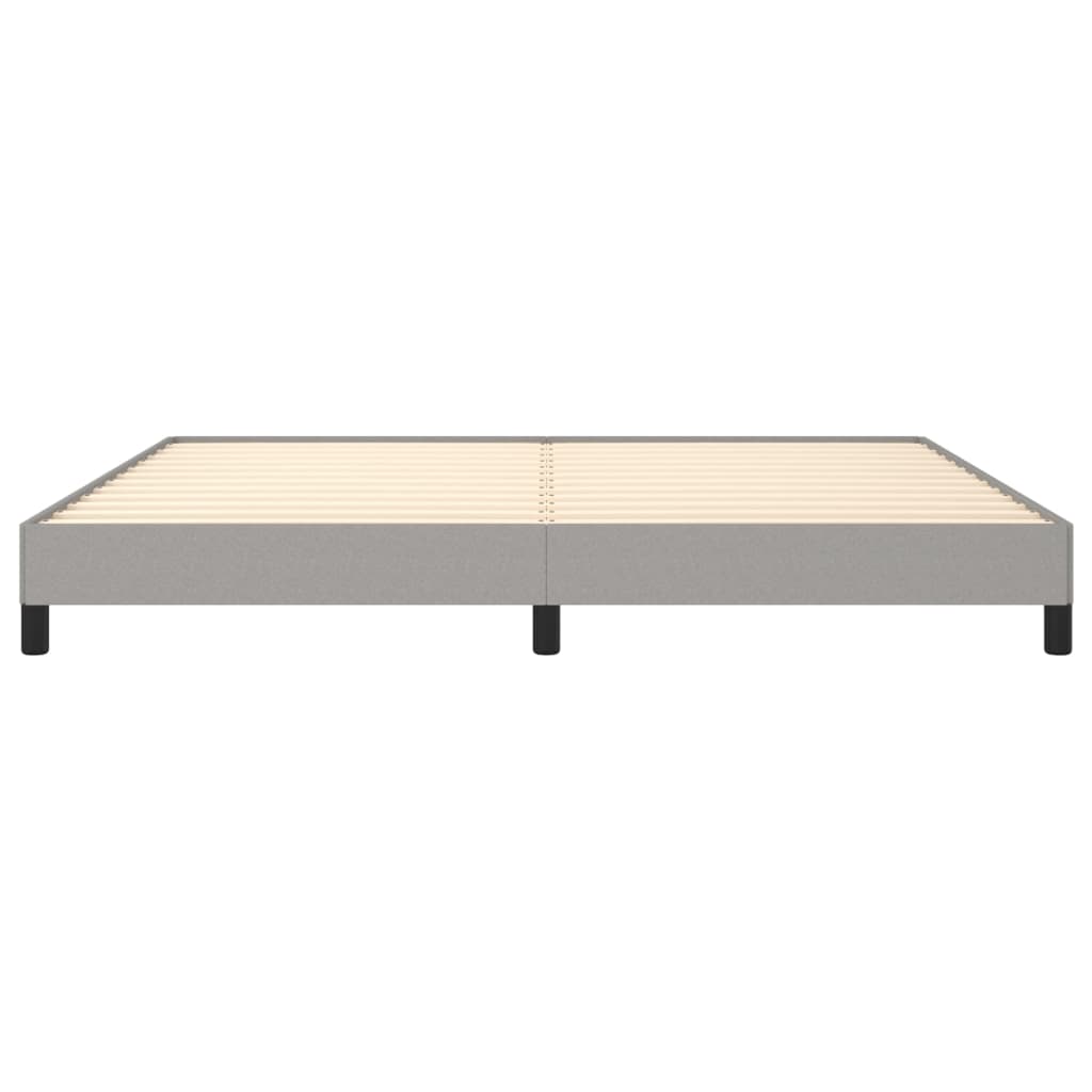 Bedframe stof lichtgrijs 200x200 cm - Griffin Retail