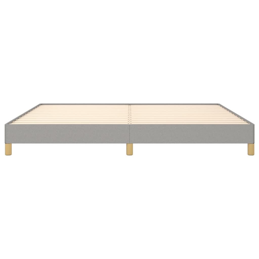 Bedframe stof lichtgrijs 200x200 cm - Griffin Retail