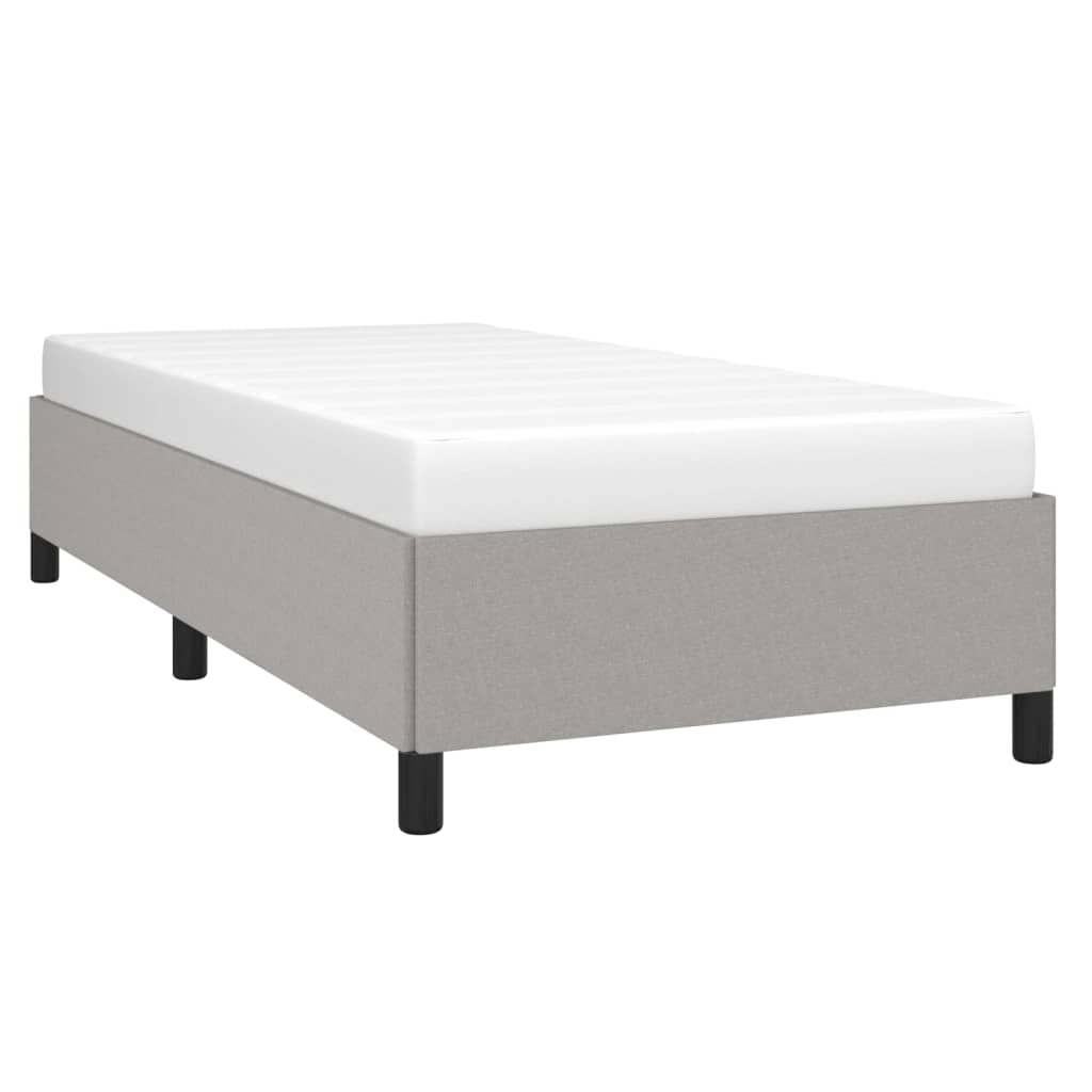 Bedframe stof lichtgrijs 80x200 cm - Griffin Retail