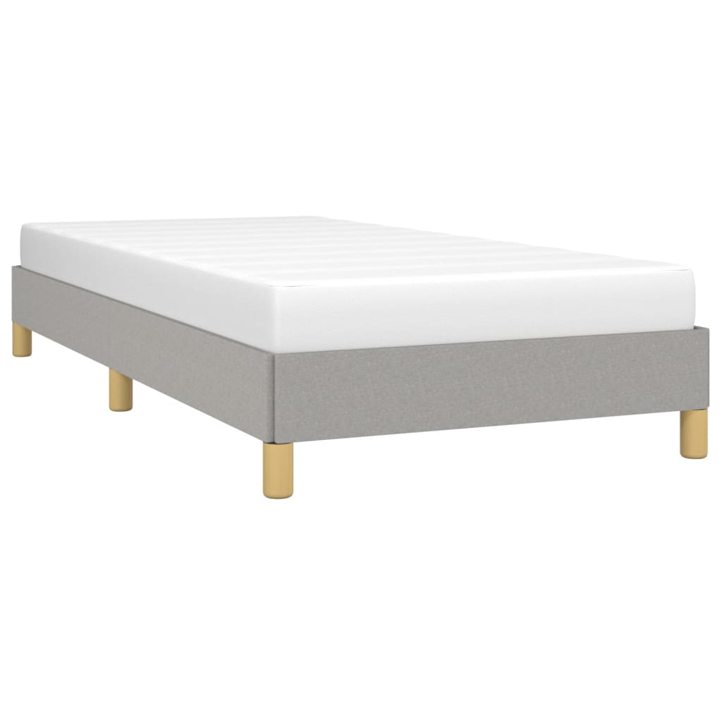 Bedframe stof lichtgrijs 90x200 cm - Griffin Retail