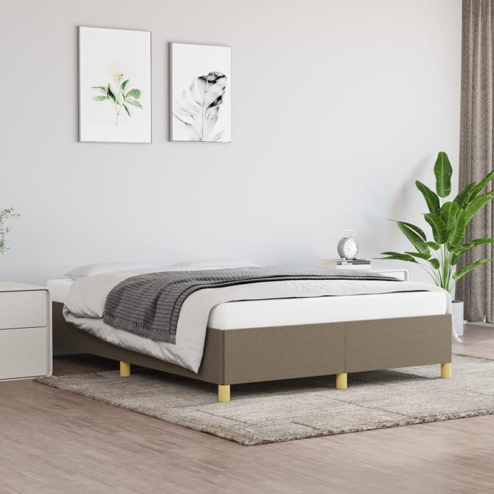 Bedframe stof taupe 140x190 cm - Griffin Retail