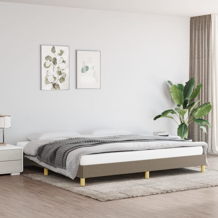 Bedframe stof taupe 200x200 cm - Griffin Retail