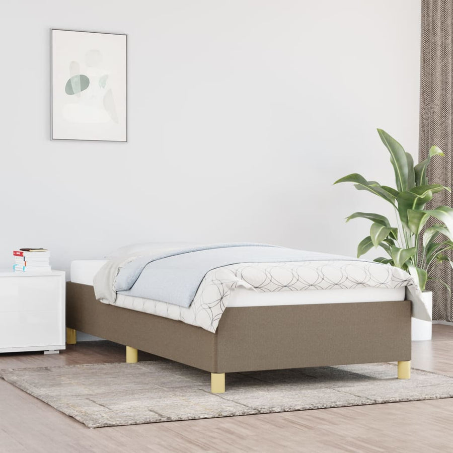 Bedframe stof taupe 90x200 cm - Griffin Retail