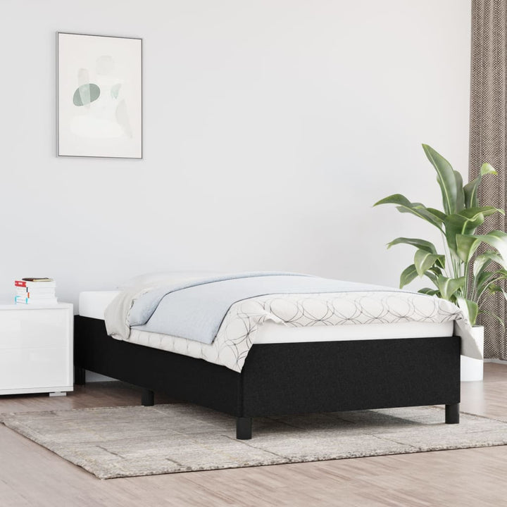 Bedframe stof zwart 100x200 cm - Griffin Retail