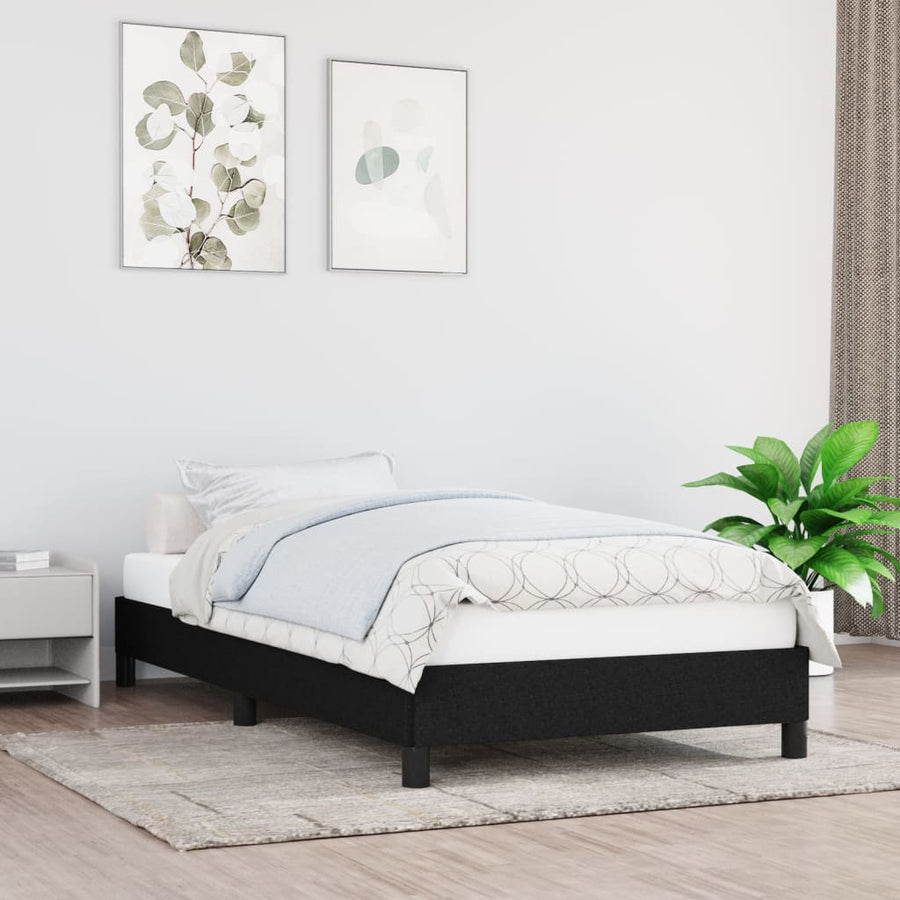 Bedframe stof zwart 100x200 cm - Griffin Retail