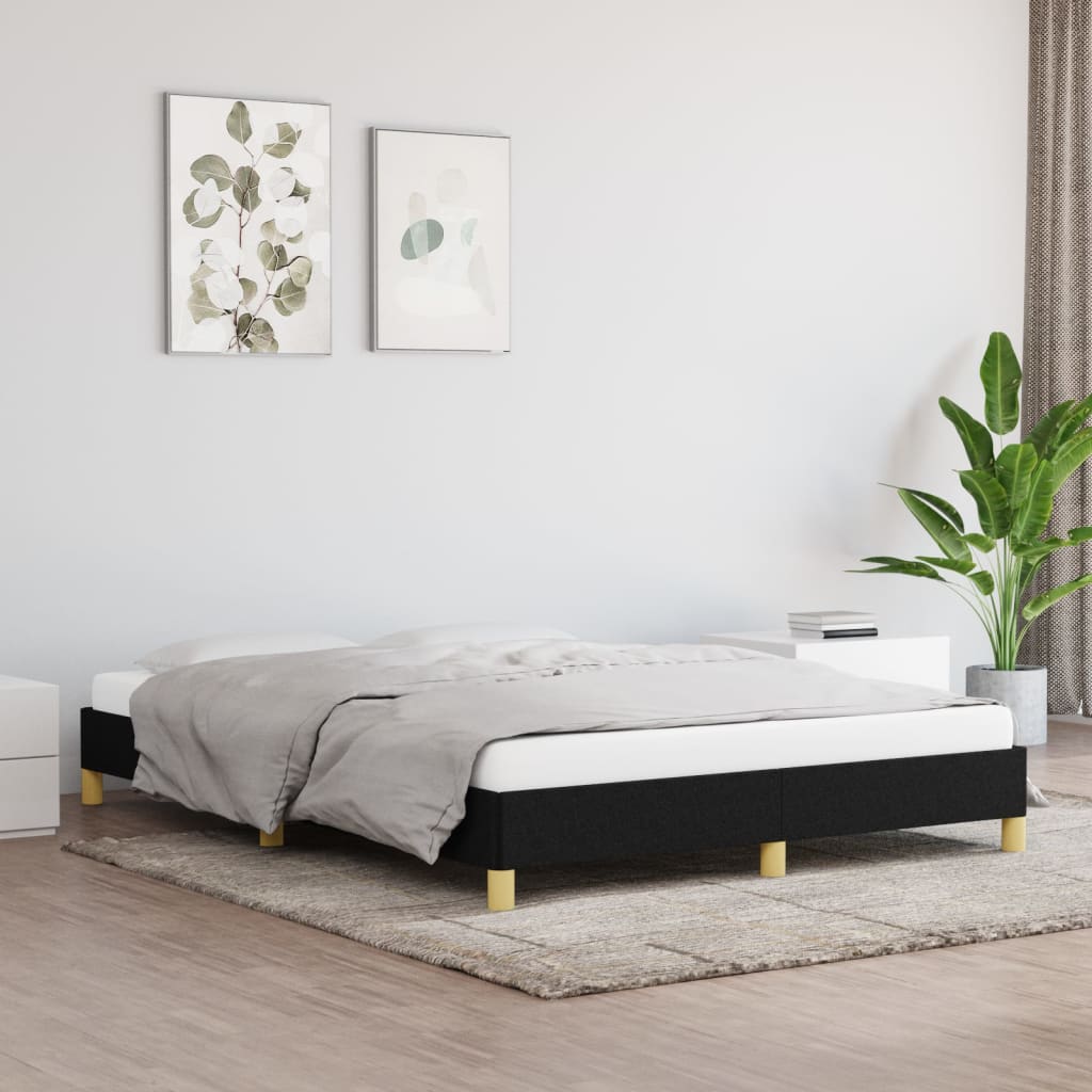 Bedframe stof zwart 160x200 cm - Griffin Retail