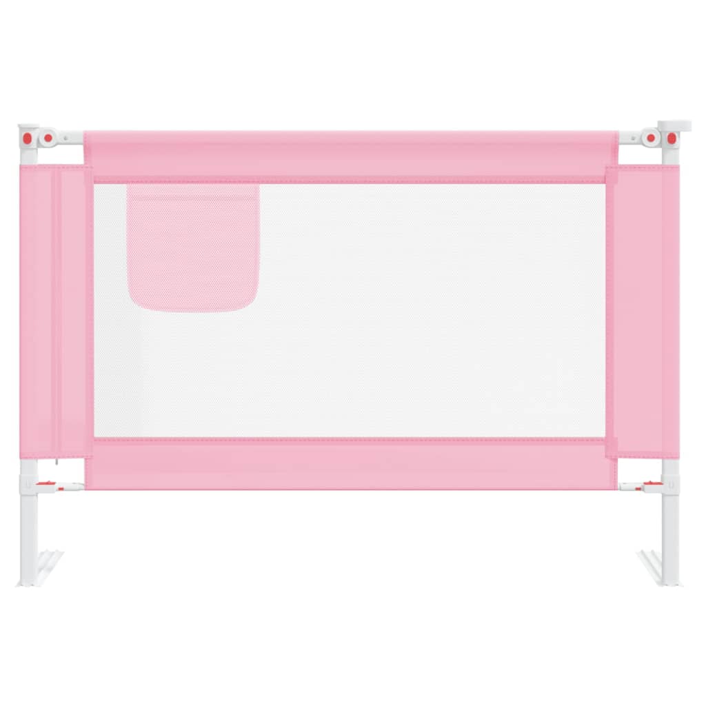 Bedhekje peuter 100x25 cm stof roze - Griffin Retail
