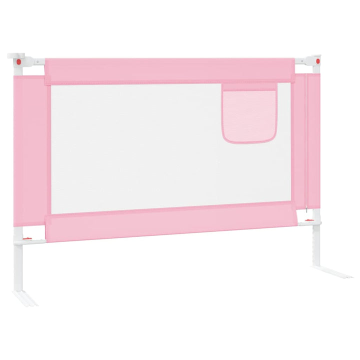 Bedhekje peuter 100x25 cm stof roze - Griffin Retail