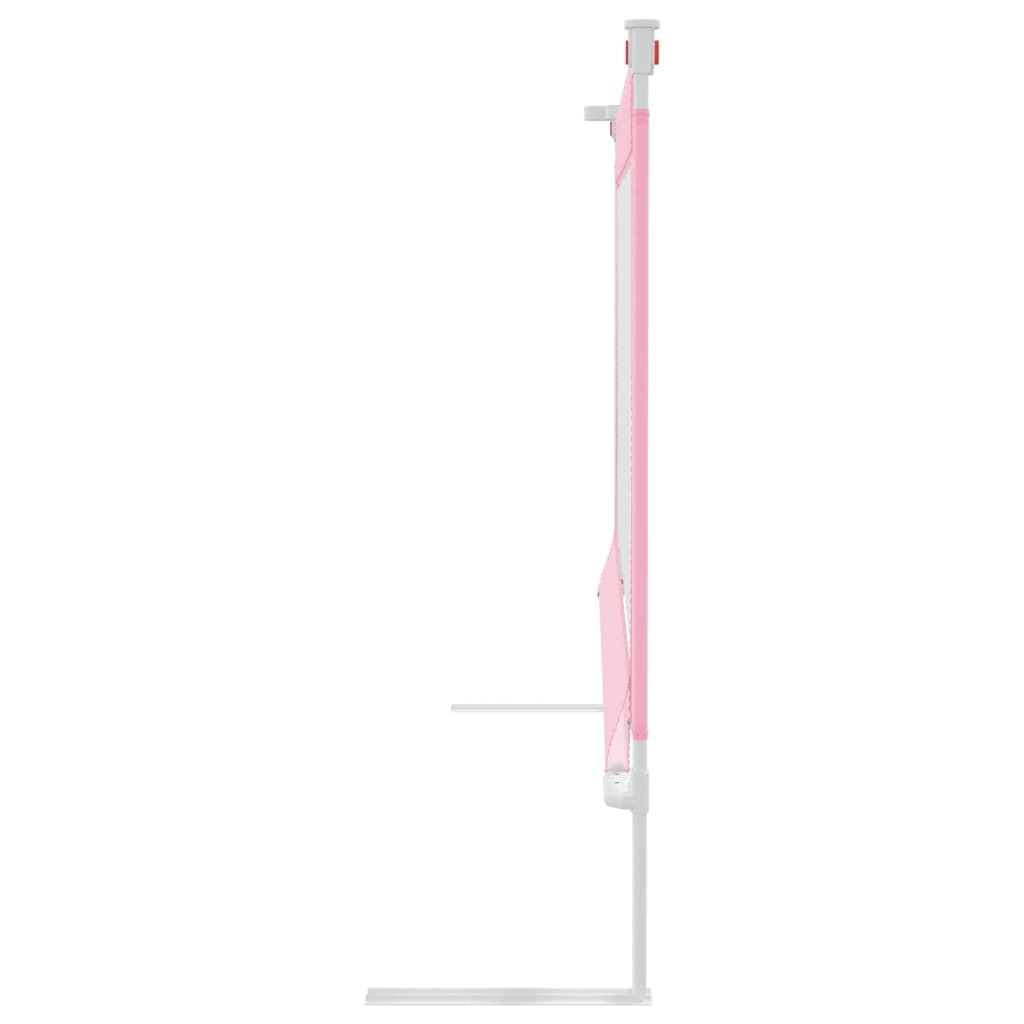 Bedhekje peuter 120x25 cm stof roze - Griffin Retail