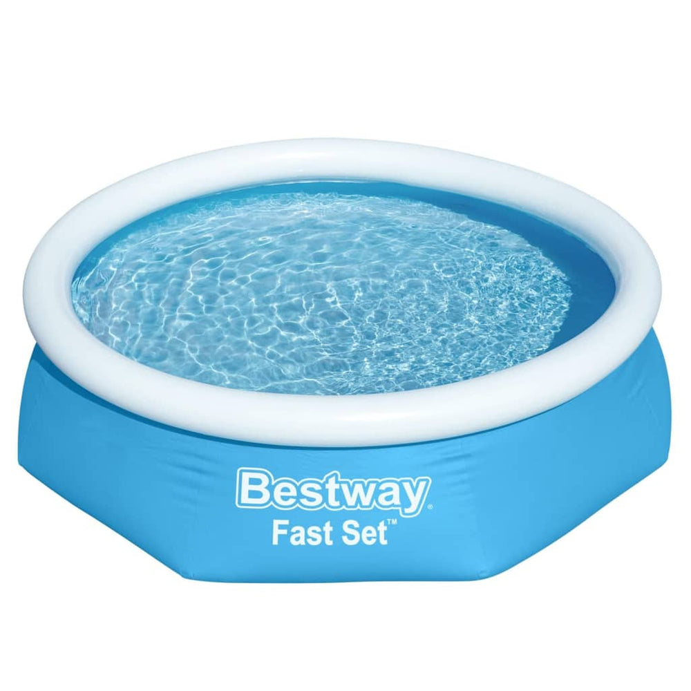 Bestway Zwembad Fast Set rond 244x61 cm blauw - Griffin Retail