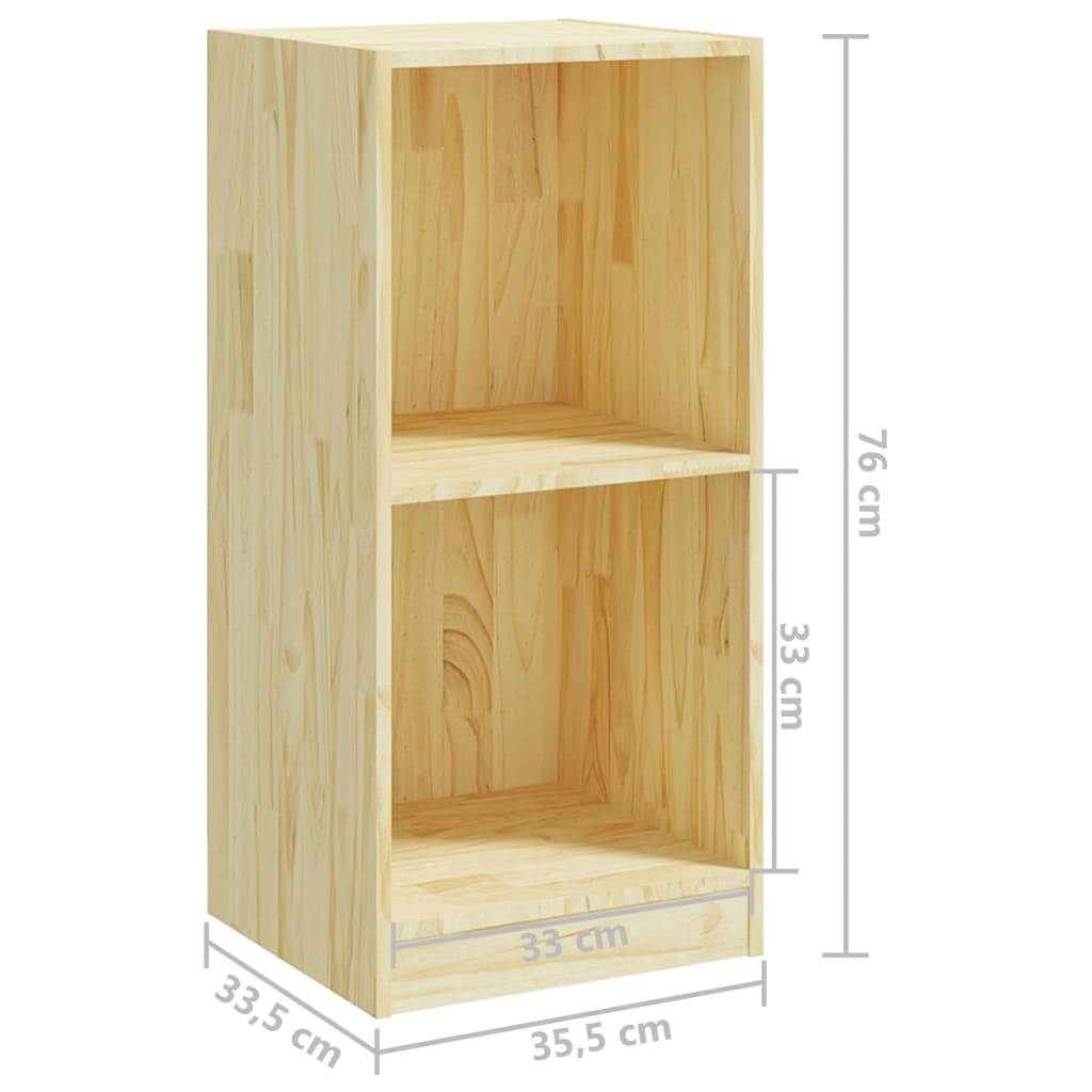 Bijzetkast 35,5x33,5x76 massief grenenhout - Griffin Retail