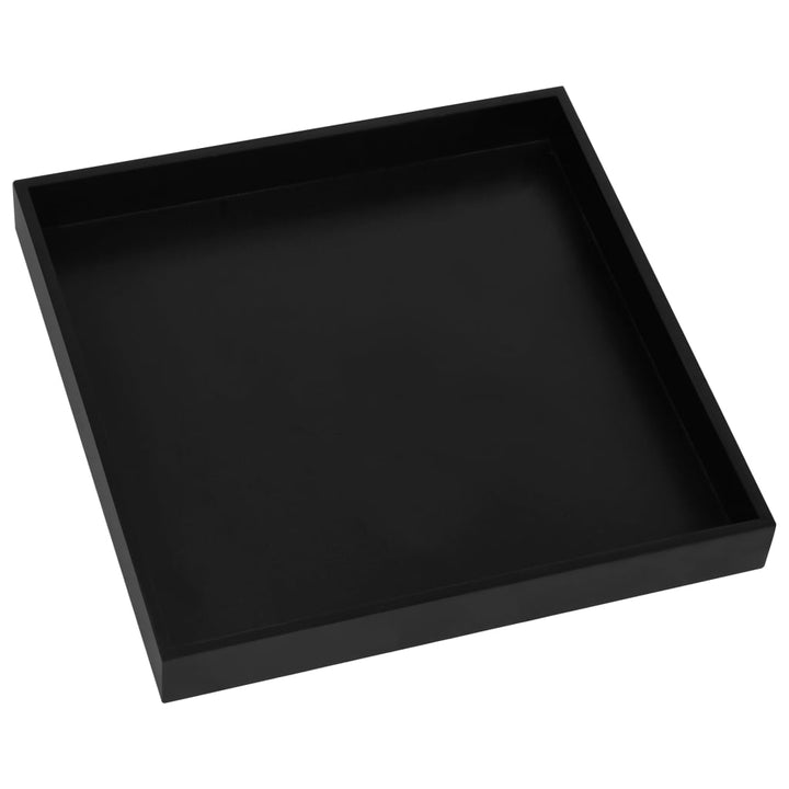 Bijzettafel 38x38x38,5 cm MDF zwart en goudkleurig - Griffin Retail