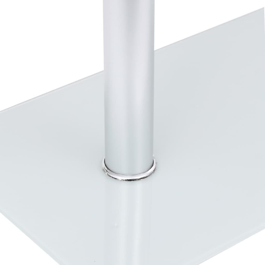 Bijzettafel U-vormig 45x30x58 cm gehard glas transparant - Griffin Retail