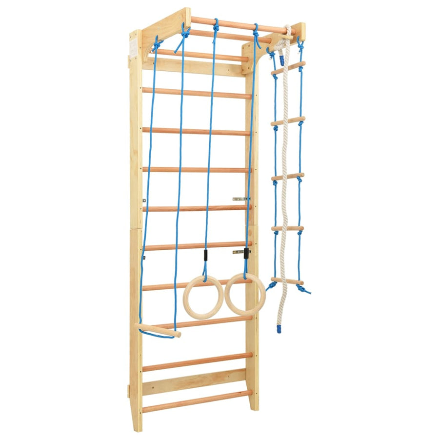 Binnenklimset met ladders en ringen hout - Griffin Retail