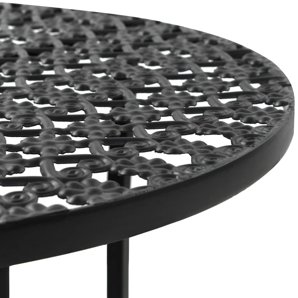 Bistrotafel 40x70 cm metaal zwart - Griffin Retail