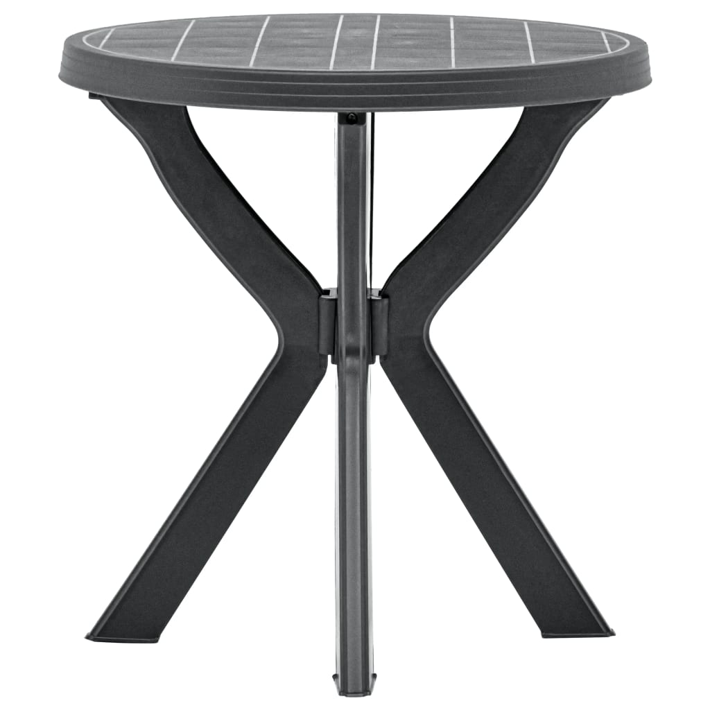 Bistrotafel ø˜70 cm kunststof antraciet - Griffin Retail