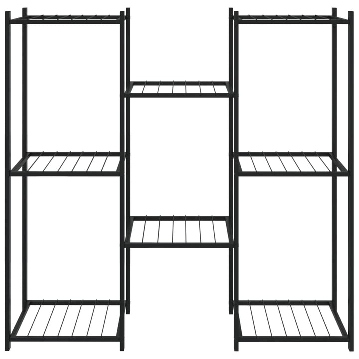 Bloemenstandaard 83x25x80 cm ijzer zwart - Griffin Retail