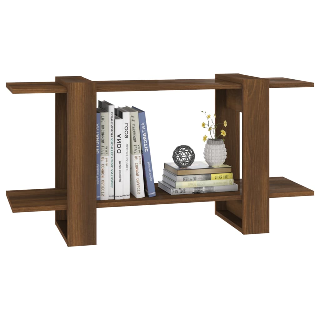 Boekenkast 100x30x51 cm bewerkt hout bruineikenkleurig - Griffin Retail