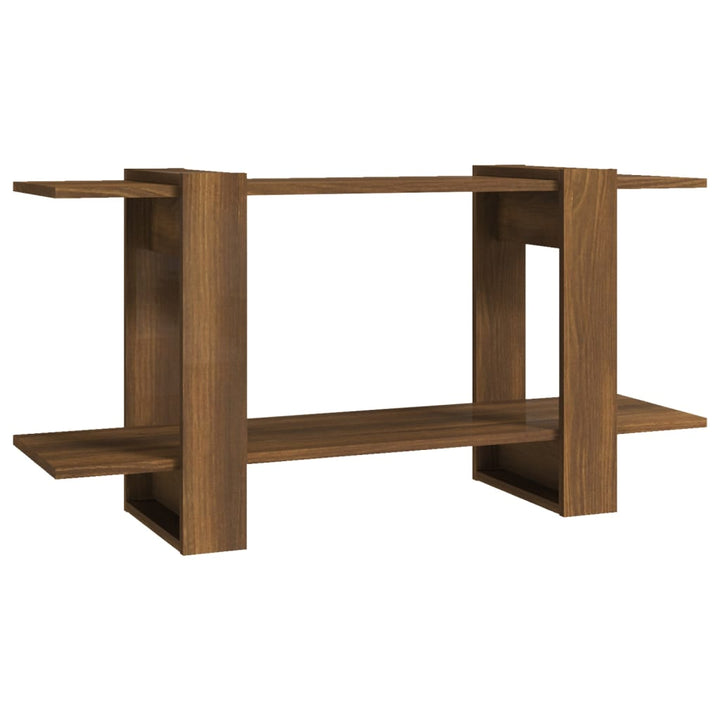 Boekenkast 100x30x51 cm bewerkt hout bruineikenkleurig - Griffin Retail