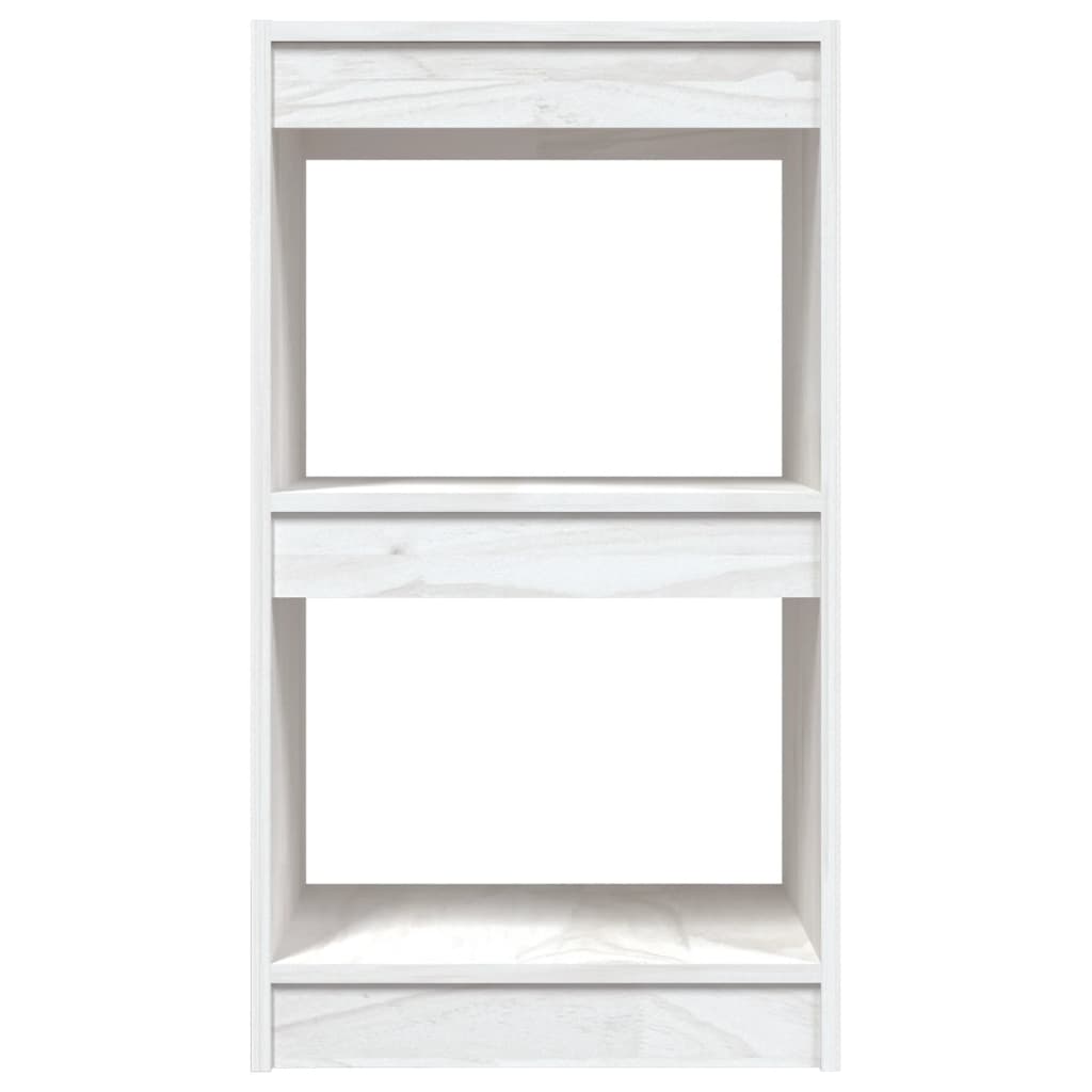 Boekenkast 40x30x71,5 cm massief grenenhout wit - Griffin Retail