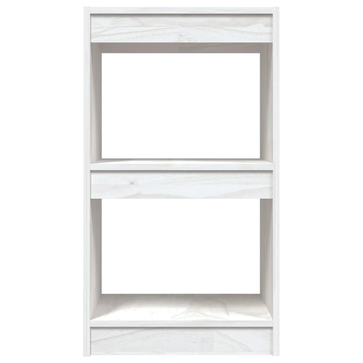 Boekenkast 40x30x71,5 cm massief grenenhout wit - Griffin Retail