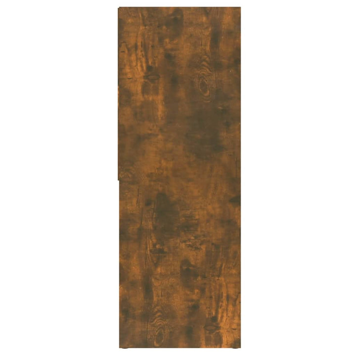 Boekenkast 67x24x161 cm bewerkt hout gerookt eikenkleurig - Griffin Retail