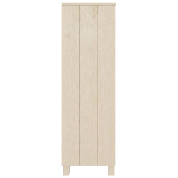 Boekenkast 85x35x112 cm massief grenenhout honingbruin - Griffin Retail