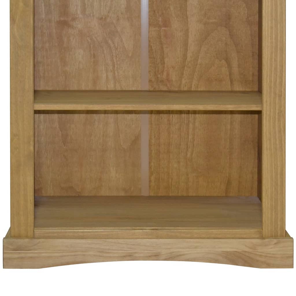 Boekenkast grenenhout met 3 planken Corona-stijl 81x29x100 cm - Griffin Retail