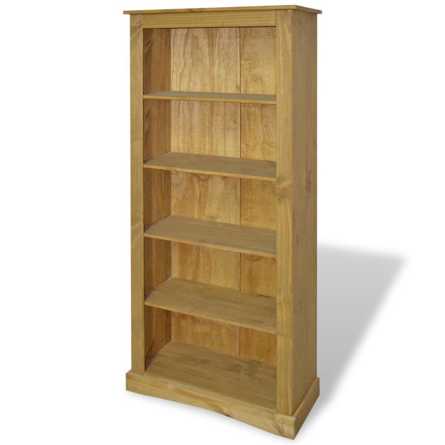 Boekenkast grenenhout met 5 planken Corona-stijl 81x29x170 cm - Griffin Retail