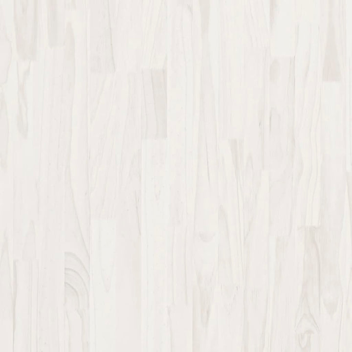 Boekenkast met 3 schappen 100x30x105 cm massief grenenhout wit - Griffin Retail