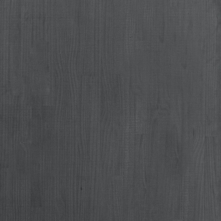 Boekenkast met 3 schappen 80x30x105 cm massief grenenhout grijs - Griffin Retail
