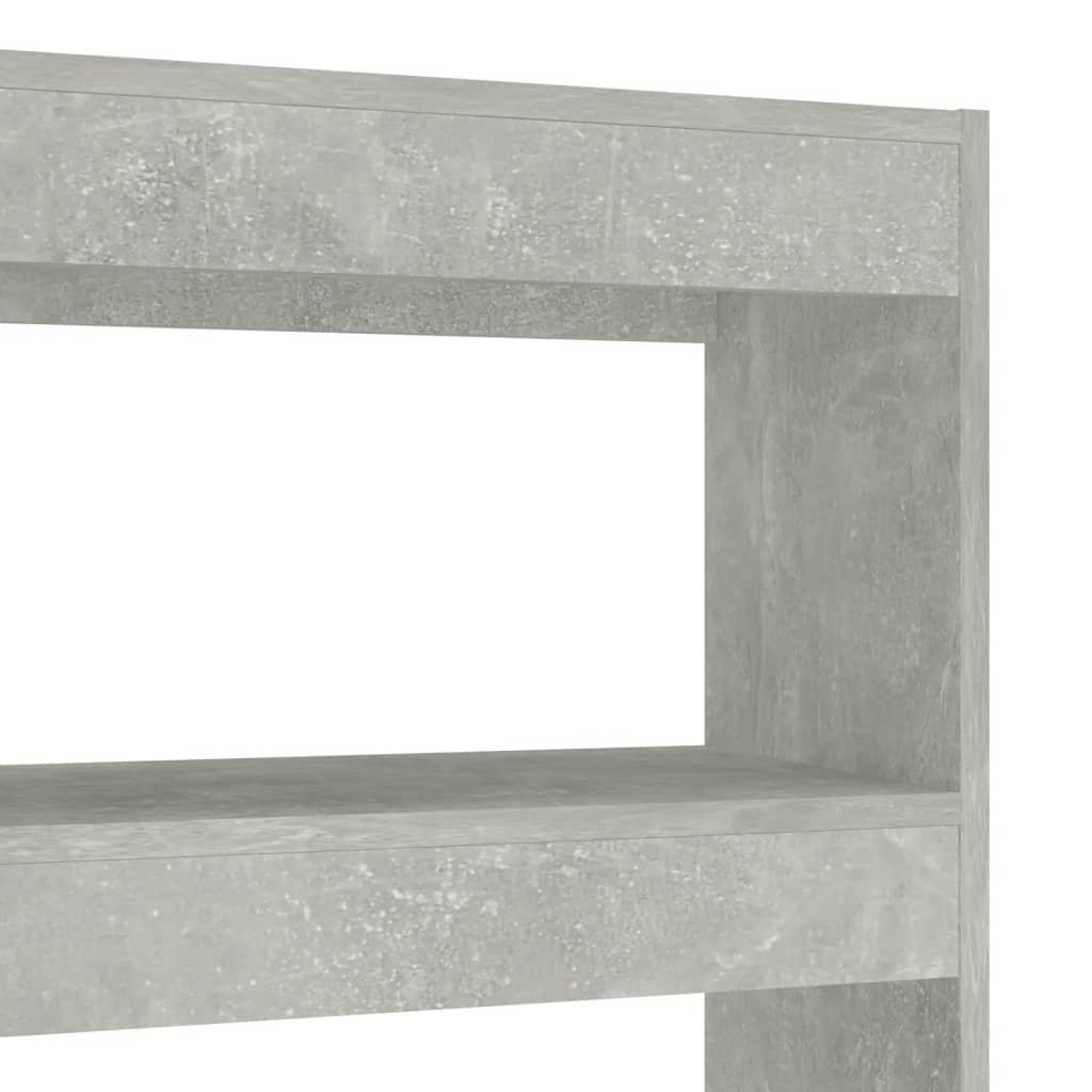Boekenkast/kamerscherm 100x30x135 cm betongrijs - Griffin Retail